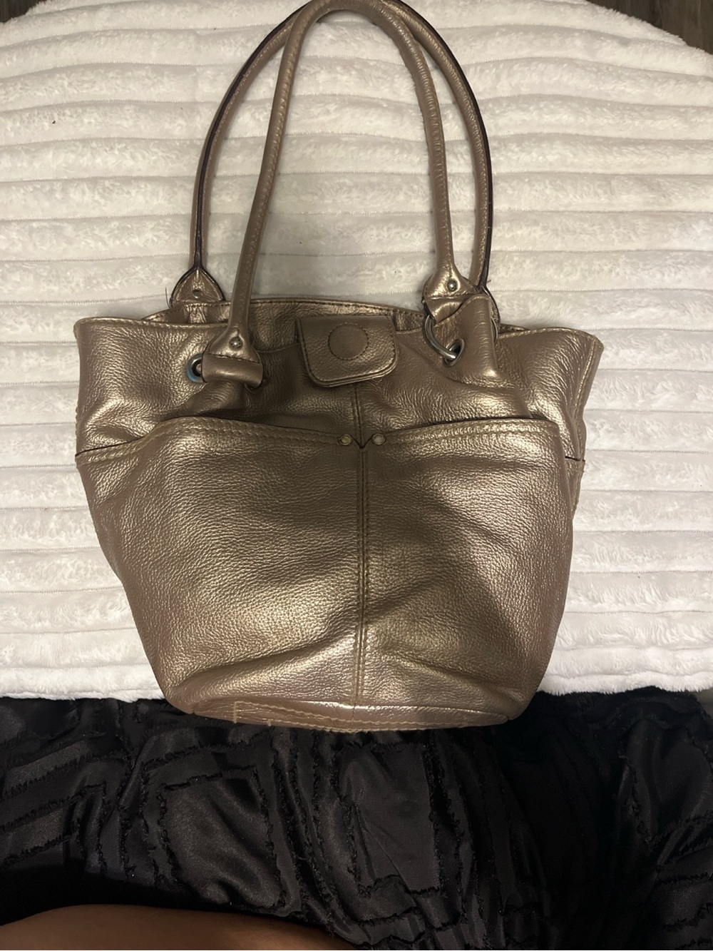 Tignanello Metallic Tote Bag – Used, Great Condition